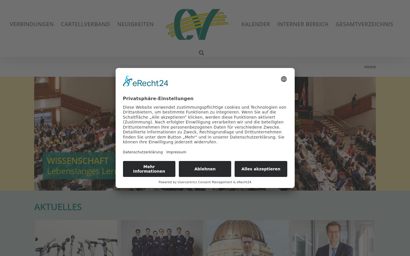 Screenshot tal-banner tal-kunsens muri qabel kwalunkwe interazzjoni