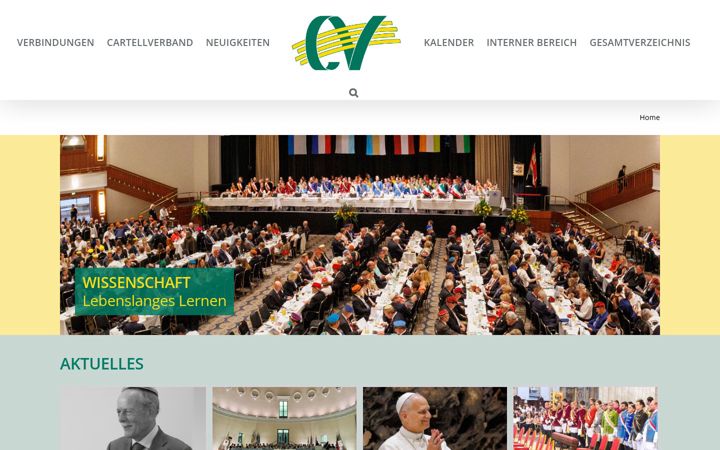 Screenshot of cartellverband.de