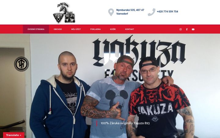 Screenshot of cartelshop-vdf.cz