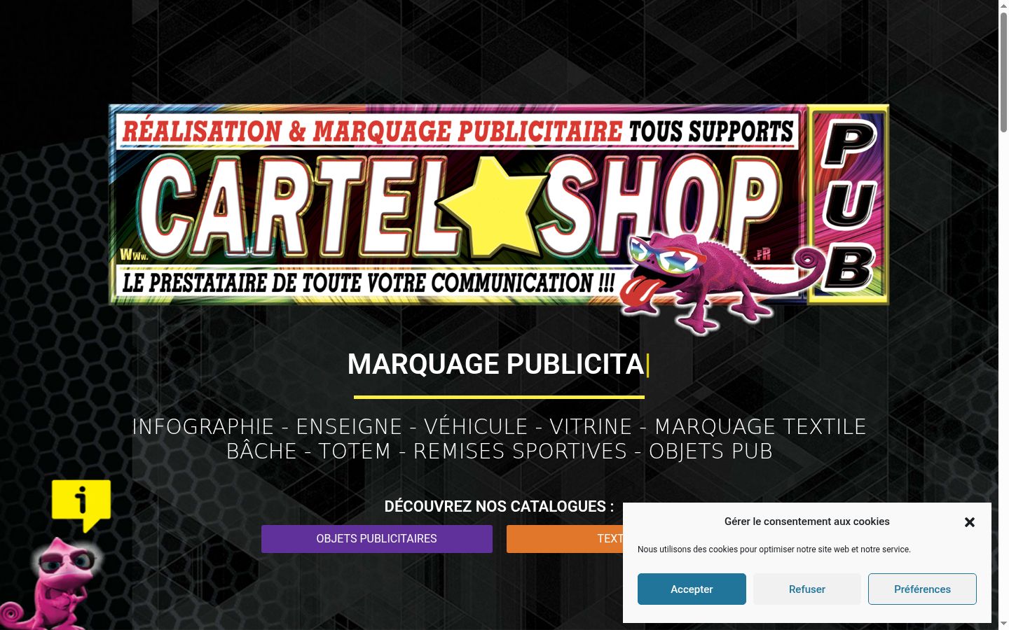 Screenshot tal-banner tal-kunsens muri qabel kwalunkwe interazzjoni