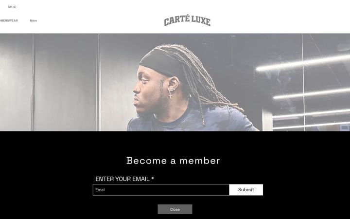 Screenshot of carteluxe.co.uk