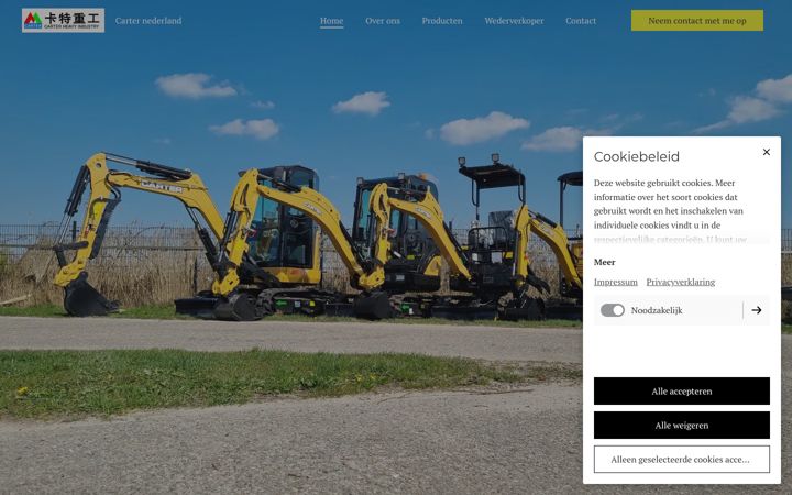 Screenshot of carter-nederland.com