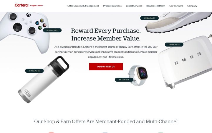 Screenshot of cartera.com