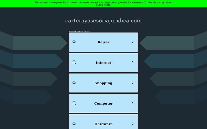Screenshot of carterayasesoriajuridica.com