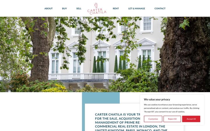 Screenshot of carterchatila.com