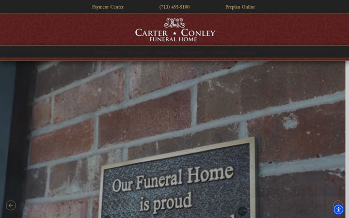 Screenshot of carterconleyfh.com