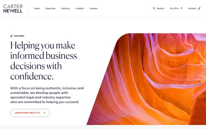 Screenshot of carternewell.com