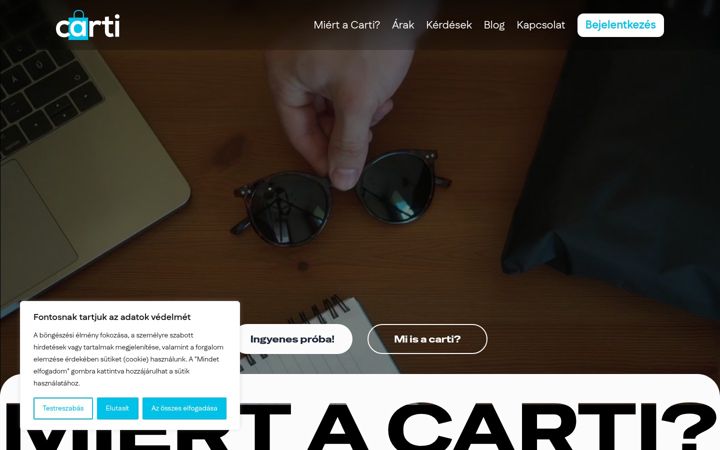 Screenshot of carti.hu