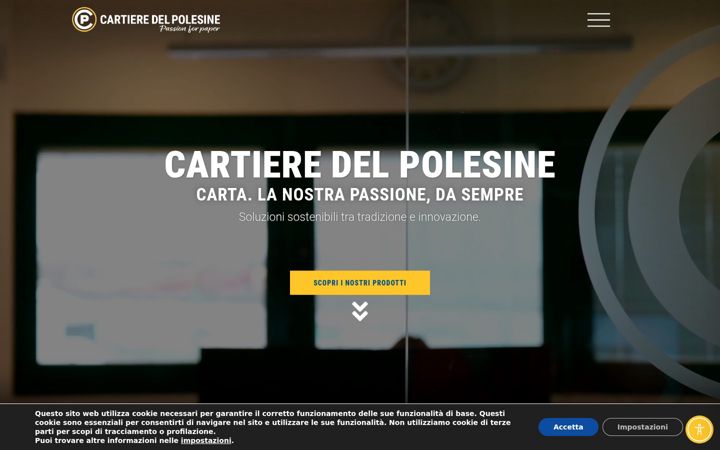 Screenshot of cartieredelpolesine.it