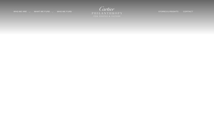 Screenshot of cartierphilanthropy.org