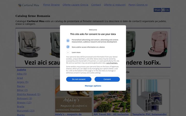 Screenshot of cartierul-meu.com