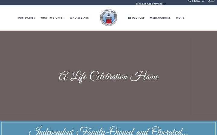 Screenshot of cartmelldavis.com
