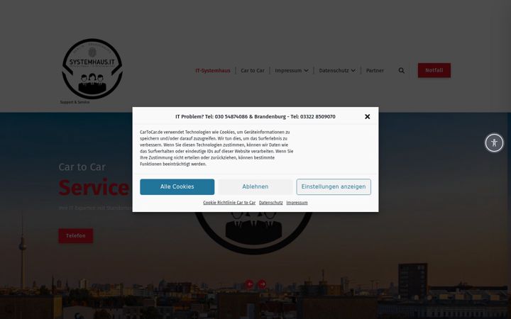 Screenshot of cartocar.de