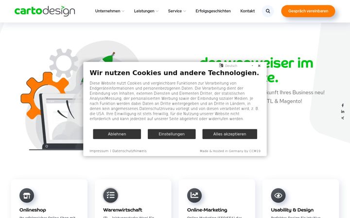 Screenshot of cartodesign.de