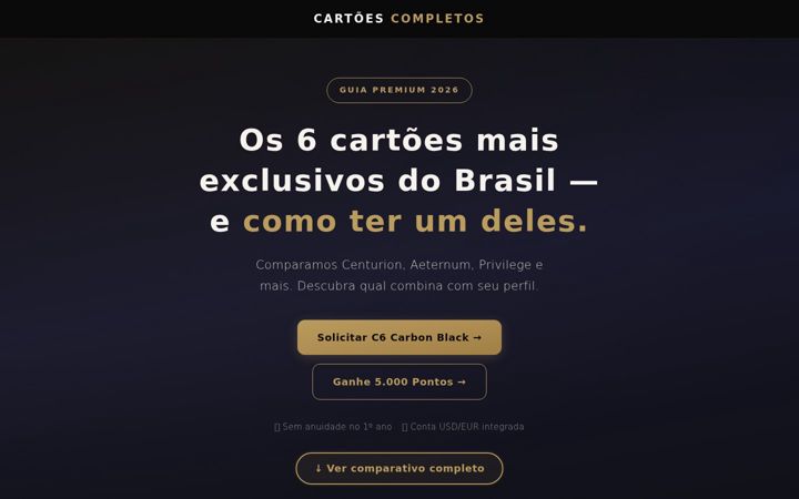 Screenshot of cartoescompletos.com.br