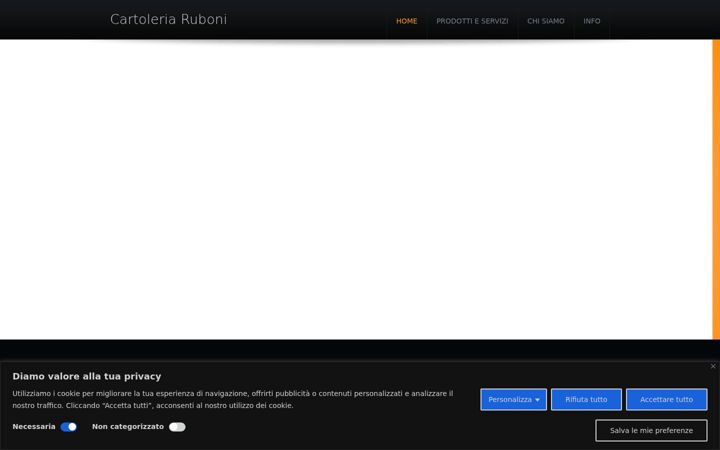 Screenshot of cartoleriaruboni.com