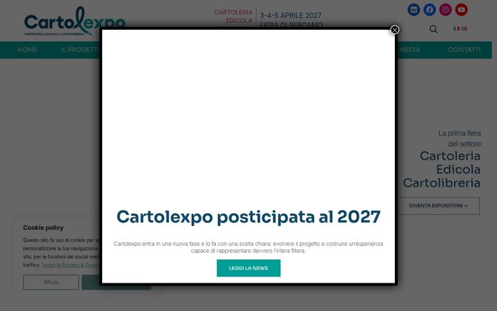 Posnetek zaslona cartolexpo.it