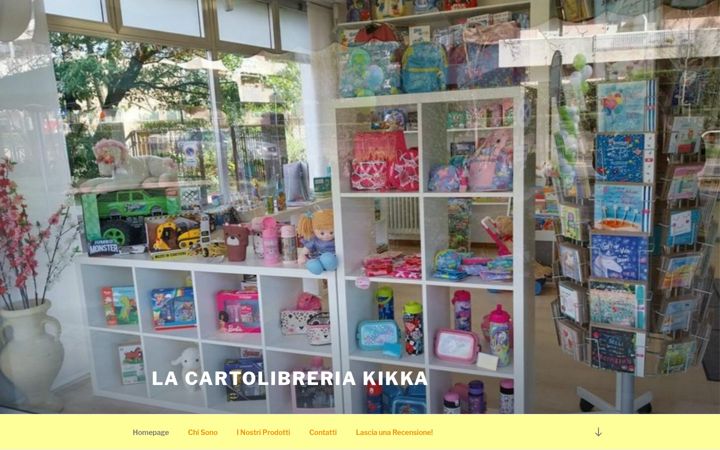 Screenshot of cartolibreriakikka.it
