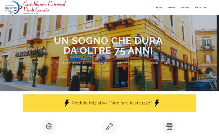 Screenshot of cartolibreriauniversal.it