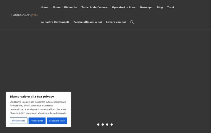 Skjámynd af cartomanzia-gratis.eu