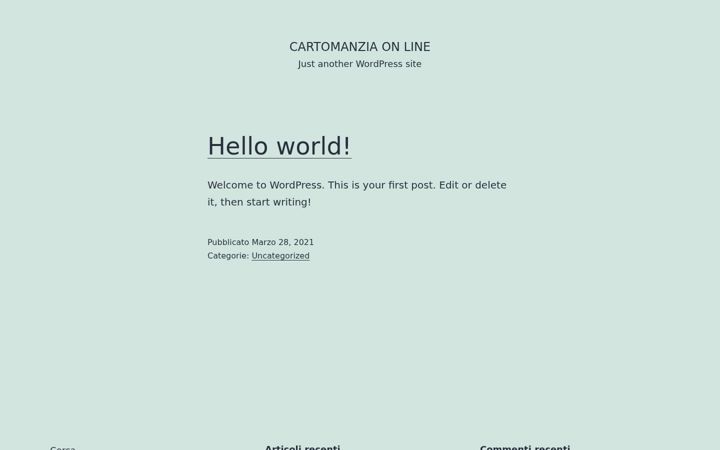 Posnetek zaslona cartomanzia-online.org