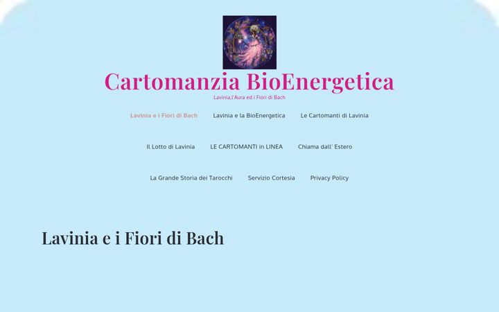 Screenshot of cartomanziabioenergetica.it
