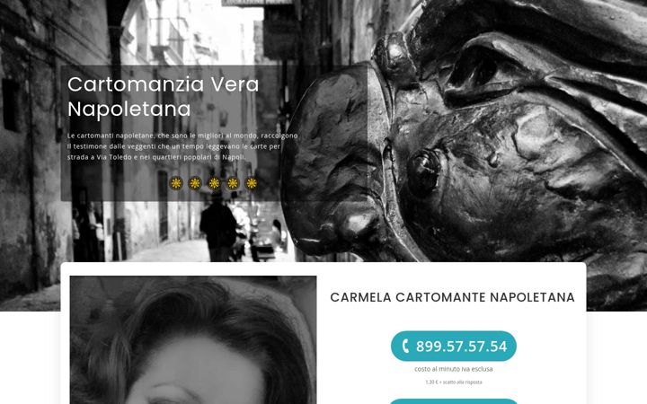 Screenshot of cartomanziaveranapoletana.it