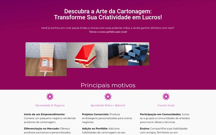 Screenshot of cartonagempremium.com.br