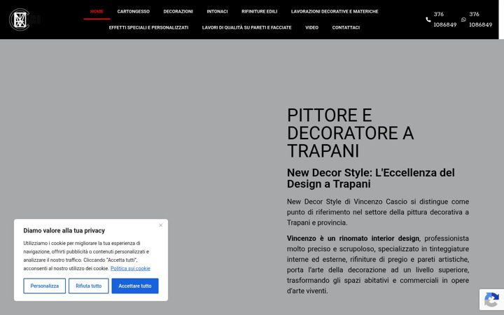 Ekrano kopija cartongessistatrapanivincenzocascio.it