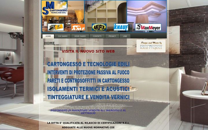 Screenshot of cartongessoravenna.it