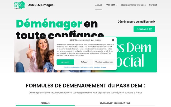 Screenshot of cartons-demenagement-limoges.fr