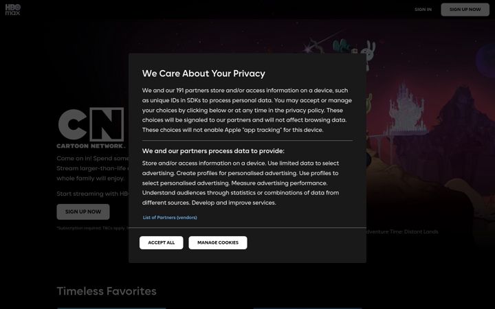Screenshot of cartoonnetwork.fr