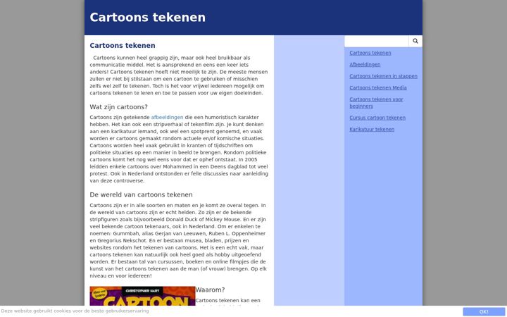 Zrzut ekranu cartoons-tekenen.nl