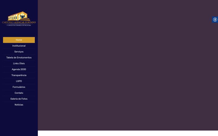 Screenshot of cartorioalencarfurtado.com.br