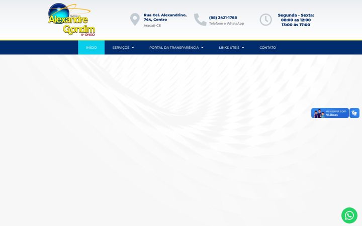 Screenshot of cartorioalexandregondim.com.br