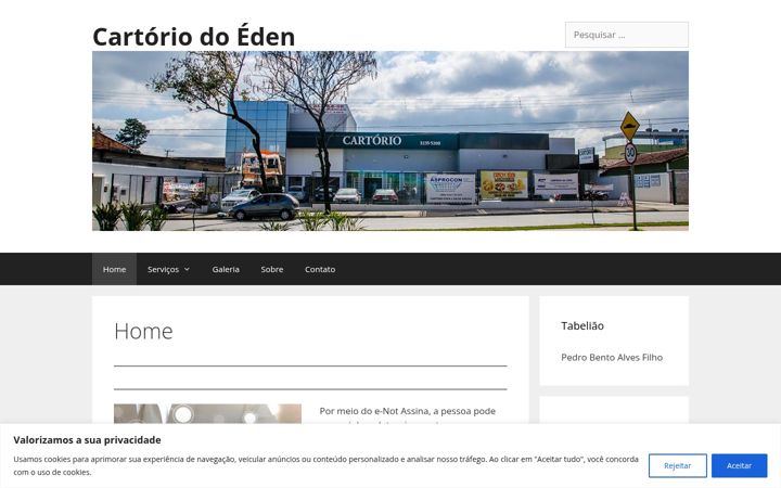 Zrzut ekranu cartoriodoeden.com.br