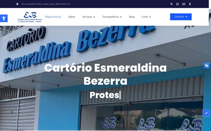 Zrzut ekranu cartorioeb.com.br