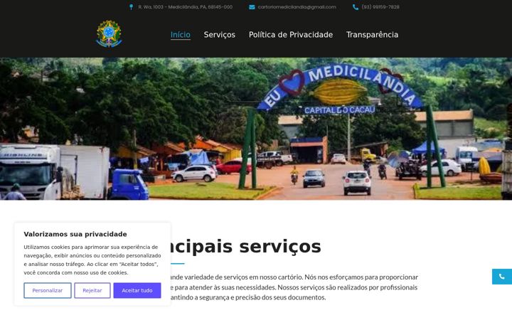 Screenshot of cartoriomedicilandia.com
