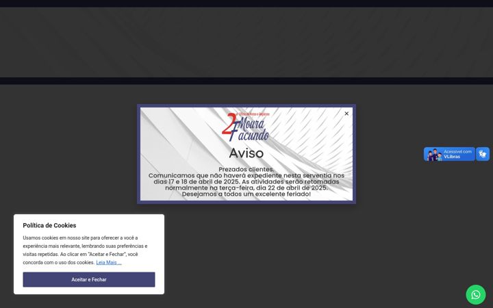 Screenshot of cartoriomourafacundo.com.br