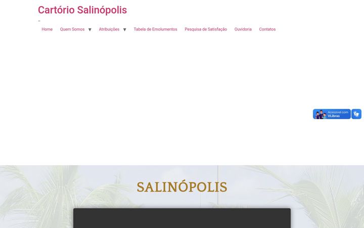 Screenshot van cartoriosalinopolis.com.br