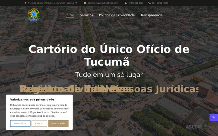 Képernyőkép: cartoriotucuma.com.br