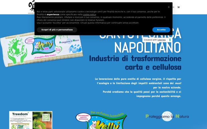 Ekrano kopija cartotecnicanapolitano.it