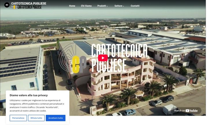 Screenshot of cartotecnicapugliese.it