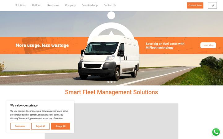 Screenshot of cartrack.com.my