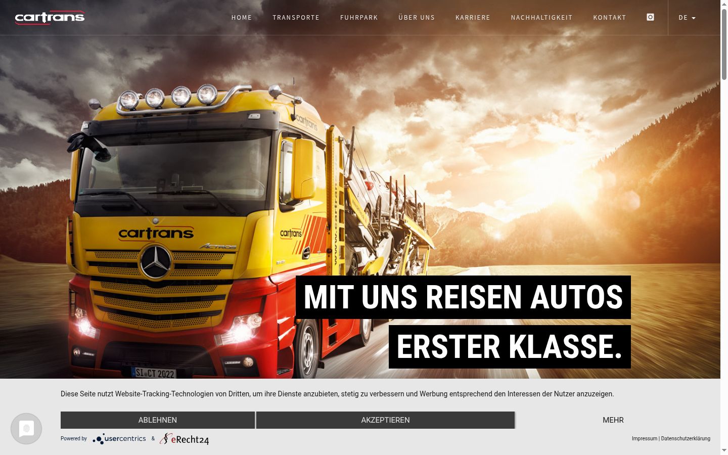 Screenshot tal-banner tal-kunsens muri qabel kwalunkwe interazzjoni