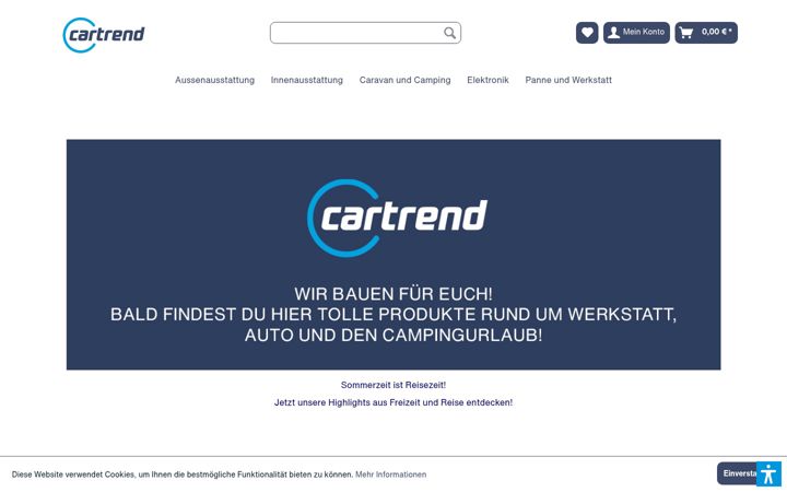 Screenshot of cartrend.de