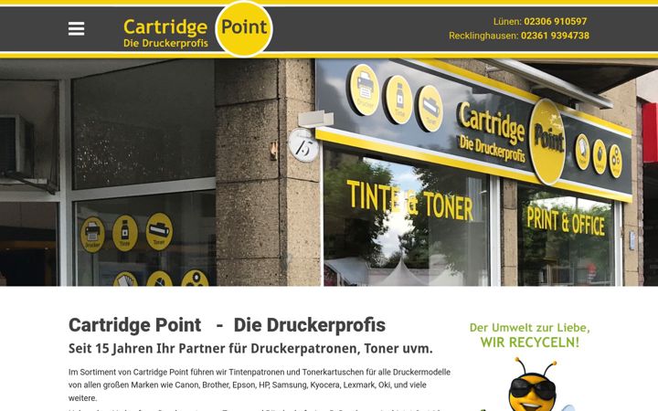 Screenshot of cartridge-point.de