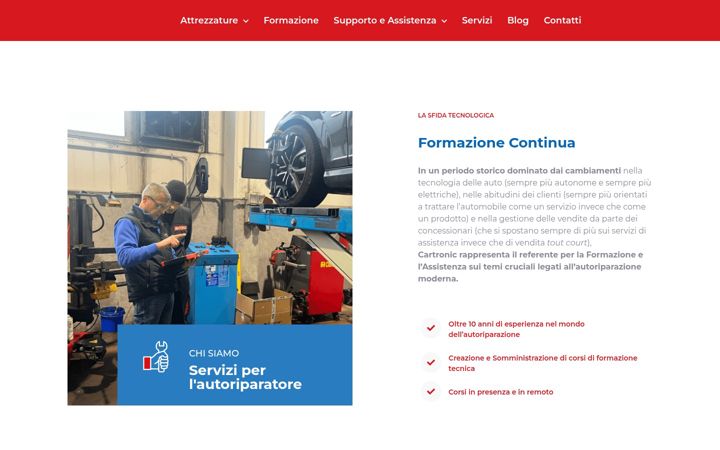 Screenshot of cartronic.it
