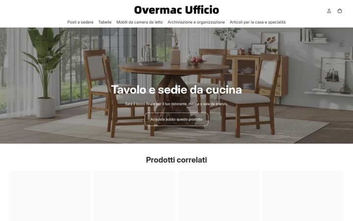 Screenshot of cartucceovermac.com