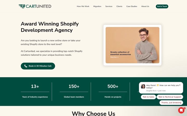 Screenshot of cartunited.com